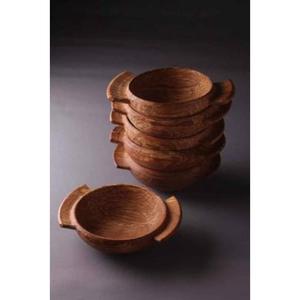 Cuenco grande de madera duradero con un diseño ecológico perfecto para servir comidas familiares y exhibir productos frescos - Product Image 4