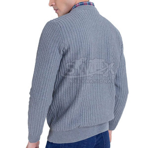 Suéter de Tela Combinada de Primera Calidad, Suave y Liso, Ligero para Invierno - Product Image 5