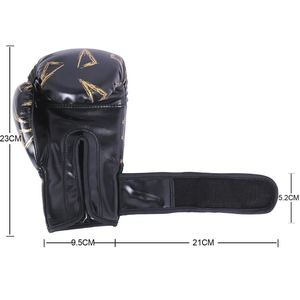 Gants de boxe en cuir de vachette véritable de qualité supérieure Équipement d'entraînement imperméable de tailles variées SI-BG-025 - Product Image 6