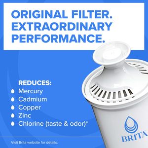 Filtre à eau de remplacement original Brita, pour carafes et distributeurs, lot de 3 - Product Image 2