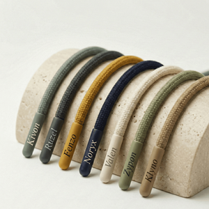 Cordones Trenzados de 8 Hilos con Logotipo Personalizado, Ecológicos, de Poliéster/Algodón con Acabado Encerado |   Sudadera con Capucha, Pantalones, Cordones y Bolsos en Colores Personalizados - Product Image 1