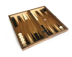 แบ็คแกมมอนแกะสลักลายดาว - Product Image 3