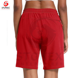 Ropa de verano 2025, pantalones cortos con logotipo personalizado para mujer, Color sólido, 100% algodón, patrón caliente, pantalones cortos de lona - Product Image 2