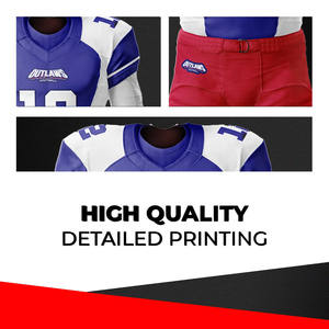 Uniformes de fútbol americano Premium Ropa de equipo de alta calidad con mangas cortas Rendimiento inigualable por fabricante - Product Image 3
