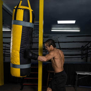 Professional Boxing Equipment <b>Standing</b> Heavy <b>Punching</b> <b>Bags</b> Customized Leather Heavy <b>Punching</b> <b>Bag</b> - Product Image 3