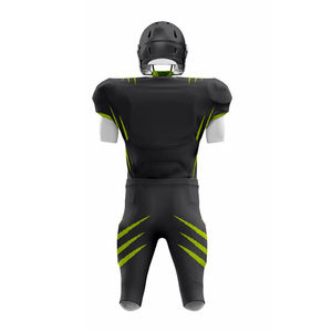 Meilleure qualité cousue personnalisée unisexe pas cher imprimé haut produit uniforme de football américain adultes et jeunes - Product Image 3
