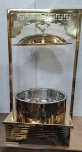 Plats de service indiens en acier inoxydable très vendus pour usage hôtelier, nouveau design, compatibles congélateur, faits à la main - Product Image 4