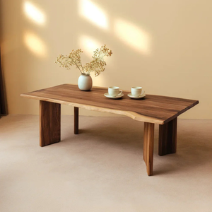 Table basse moderne en bois de suar massif naturel durable avec un design aux lignes nettes pour le salon et les meubles de villa - Product Image 3