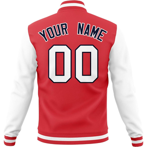 แจ็กเก็ตเลตเตอร์แมนสำหรับผู้ชาย, แจ็กเก็ตขนสัตว์100% หนังแท้สีดำออกแบบได้ตามที่ต้องการสำหรับฤดูหนาว - Product Image 6