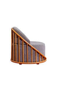 Juego de Sofás Seccionales de Madera para Sala de Estar, 3 Asientos Acolchados, Mesa con Superficie de Piedra para Hotel, Villa, Apartamento, Relleno de Esponja de Látex - Product Image 4