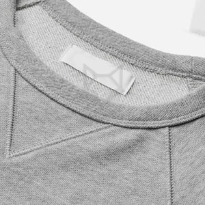 Sweat-shirt en coton pour homme coupe classique 2025, logo imprimé personnalisé, décontracté, polaire uni, personnalisation OEM, teinture unie pour la saison d'automne - Product Image 5