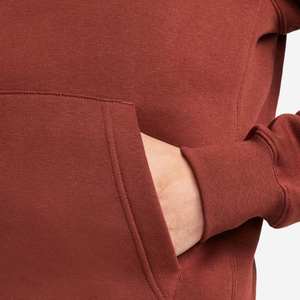 Nouvelle Mode Hommes Automne Hiver À Capuche Rue À Manches Longues lâche Couleur Unie À Capuche Blouse Décontractée Polaire Top Hoodies - Product Image 5