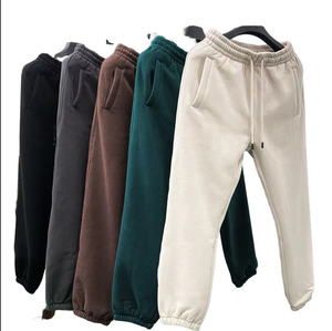 Casual Blank Sporty Winter Sweatpants High Quality Polyester/Cotton with Pockets Custom Jogger Pants Sets for <b>Men</b> - Product Image 1
