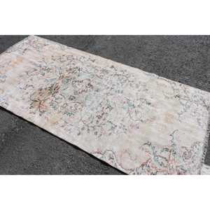 พรมวินเทจ ขนาด 3.9x8.2 ฟุต พรมตุรกี ลายดอกไม้สีน้ำตาลแดง - Product Image 2