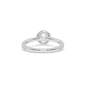 Anillo AJRETAIL con Diamante Cultivado en Laboratorio de 1.078 Quilates, Color E, Claridad VS1, con Incrustaciones de Oro Blanco - Product Image 3