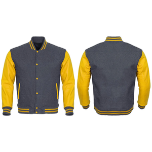 Chaqueta Bomber Universitaria de Talla Grande para Hombre, Chaqueta de Invierno con Cuello Alto, Estilo Universitario, Personalizada, al por Mayor - Product Image 2