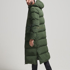 Manteau bouffant à capuche pour hommes en plein air avec coque durable résistante à l'eau léger remplissage 70% vêtements d'extérieur d'hiver décontractés écologiques - Product Image 2