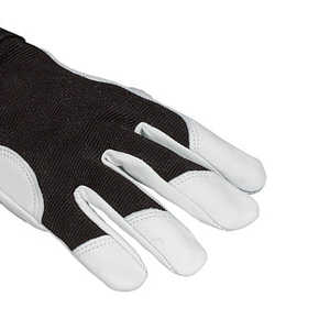 Gants de mécanicien de qualité supérieure très vendus Gants de sécurité en polyester Gants en cuir de chèvre avec logo personnalisé - Product Image 6