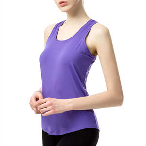 Débardeur Slim Fit pour femmes Chemise sans manches en tissu doux et extensible Design léger et confortable Parfait pour le yoga Fitness Running - Product Image 5