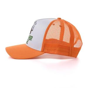 Gorras de malla serigrafiadas de algodón twill al por mayor, gorras deportivas personalizadas de alta calidad, gorras trucker de 5 paneles de dos tonos, lote de gorras de dibujos animados. - Product Image 1