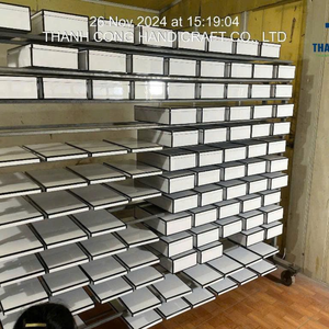 เฟอร์นิเจอร์ฝังโต๊ะทำจากกะลามะพร้าวสำหรับห้องนั่งเล่นศิลปะจากช่างฝีมือชาวเวียดนาม - Product Image 5