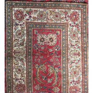 Tapis ABC Kilims Classiques Persans en Laine et Coton, Design Vintage Héritage, Noués à la Main, Artisanaux, Antidérapants et Résistants aux Taches - Product Image 1