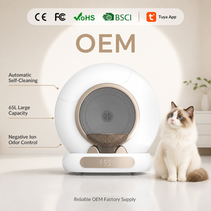 Nuevo modelo de <span class=keywords><strong>caja</strong></span> de <span class=keywords><strong>arena</strong></span> automática <span class=keywords><strong>para</strong></span> <span class=keywords><strong>gatos</strong></span> con Control de aplicación <span class=keywords><strong>para</strong></span> <span class=keywords><strong>gatos</strong></span>, <span class=keywords><strong>caja</strong></span> de <span class=keywords><strong>arena</strong></span> desodorizante autolimpiante inteligente - Product Image 1