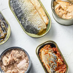 Various types of canned fish best canned sadine