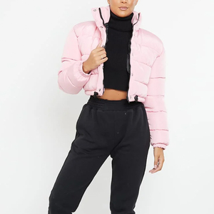 Trendy <b>Winter</b> Women's Puffer Jacket Casual Lightweight Waterproof Breathable Nylon Front Logo Wholesale Price - Product Image 5