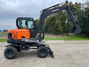 Excavadora de Ruedas DOOSAN Dx60 de 6 Toneladas de Alta Calidad, Precio Económico, Usada, con Motor Yanmar, Alta Potencia de Excavación - Product Image 5