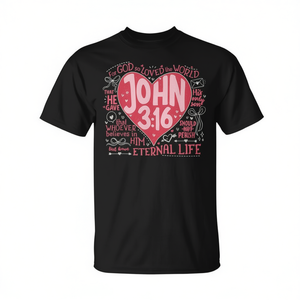 T-shirt promozionale You Are Loved John 3 - Product Image 2