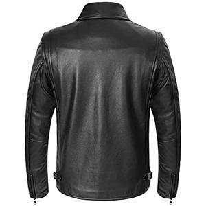 Chaqueta de Cuero para Hombre de Alta Calidad al por Mayor para Invierno, Chaqueta de Motociclista para Hombre - Product Image 2