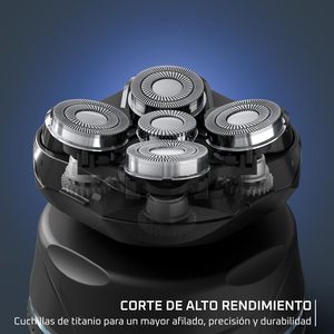 Rasoir Électrique Portable à 5 Lames, Tête Rotative IPX7, Rechargeable, Lavable, avec Étui de Voyage, Idéal pour le Visage et les Voyages en Camping-Car - Product Image 3