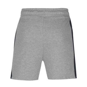 Vêtements pour hommes Shorts d'été 100% coton Shorts d'entraînement et de jogging Running Taille élastique Design rayé Couleur grise Shorts pour hommes - Product Image 3