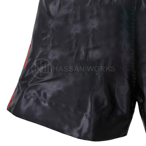 บริการ OEM ขายส่ง กางเกงมวยไทยผู้ชายแบบกำหนดเอง รุ่นใหม่ล่าสุด แบรนด์ส่วนตัว แห้งเร็ว ระบายอากาศได้ดี ผลิตจากโพลีเอสเตอร์ 100% - Product Image 3