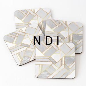 Posavasos de mármol personalizados ecológicos, mesa de comedor clásica, decoración superior, forma cuadrada, té, café, taza de cerveza, posavasos de té de mármol - Product Image 6