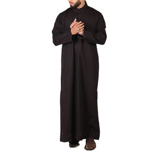 Vêtements islamiques tendance de haute qualité, thobe à manches longues pour hommes, jubba arabe, jubba musulmane, thobe saoudien arabe, vente chaude - Product Image 4