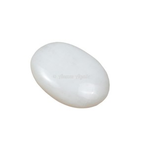 Piedra de Palma de jade blanco de alta calidad, piedra Natural, piedra preciosa curativa, Guijarro, Palma tallada, ágata de cuarzo, piedras de Palma de cristal - Product Image 4