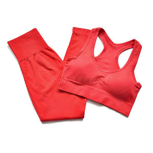 Conjunto de yoga para mujer de alta calidad, venta directa de fábrica, ropa deportiva sin costuras, conjunto de yoga para mujer en venta en línea - Product Image 1