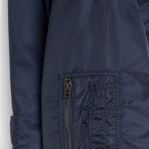 Chaqueta universitaria de béisbol vintage de poliéster OEM personalizable para jóvenes, ropa deportiva a prueba de viento y elegante para envío MenDDP - Product Image 6