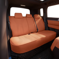 Housse de siège de voiture BYD Titanium 7 2025 2026, perforée au laser, antidérapante, en polyester et cuir PU, avec fente pour écharpe