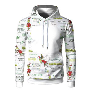 เสื้อมีฮู้ดผ้าฝ้าย100% พิมพ์ลายกวางเกล็ดหิมะออกแบบได้ตามต้องการตัวละครคริสต์มาส - Product Image 4