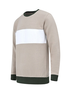 Pull à col rond pour hommes 100% coton hiver OEM Sweatshirts sur mesure pour hommes - Product Image 3