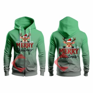 เสื้อฮู้ดผู้ชายแบบซับลิเมชัน3D สำหรับฤดูหนาวผ้าฟลีซโพลีเอสเตอร์ใส่ได้ทั้งชายและหญิงเสื้อมีฮู้ด - Product Image 1