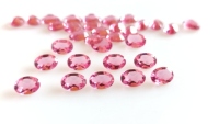 Große rosa Saphir ovale Edelsteine 9x11mm Pink Lab Grown Sapphire 2 Karat Steine Nano Pink Lose synthetische Edelsteine für Schmuck
