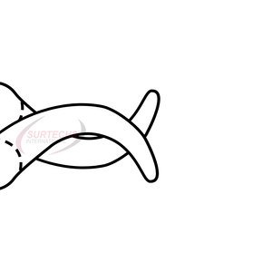 JANSEN Rétracteur mastoïde 100 mm, à bout arrondi, 3 à 3 branches, 4 pouces, manuel, certifié CE, en acier inoxydable, de précision, pour chirurgie ORL et otologie - Product Image 3