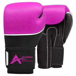 Gants de MMA professionnels avec logo personnalisé Gants de boxe en cuir personnalisés pour l'entraînement de Muay Thai - Product Image 6