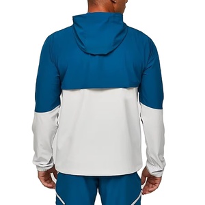 Conjunto de nailon de lona XL de marca de alta moda 2026 para hombres, conjunto de cortavientos de calle transpirable cómodo, capucha decorada ligera - Product Image 3