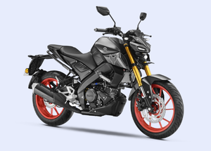 Moto MT15 155CC OBD2 métallique noir Dlx de l'inde - Product Image 2