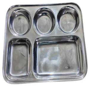 Plat profond en acier inoxydable pour aliments de 28 cm de diamètre / Thalis bon marché pour le dîner - Product Image 1